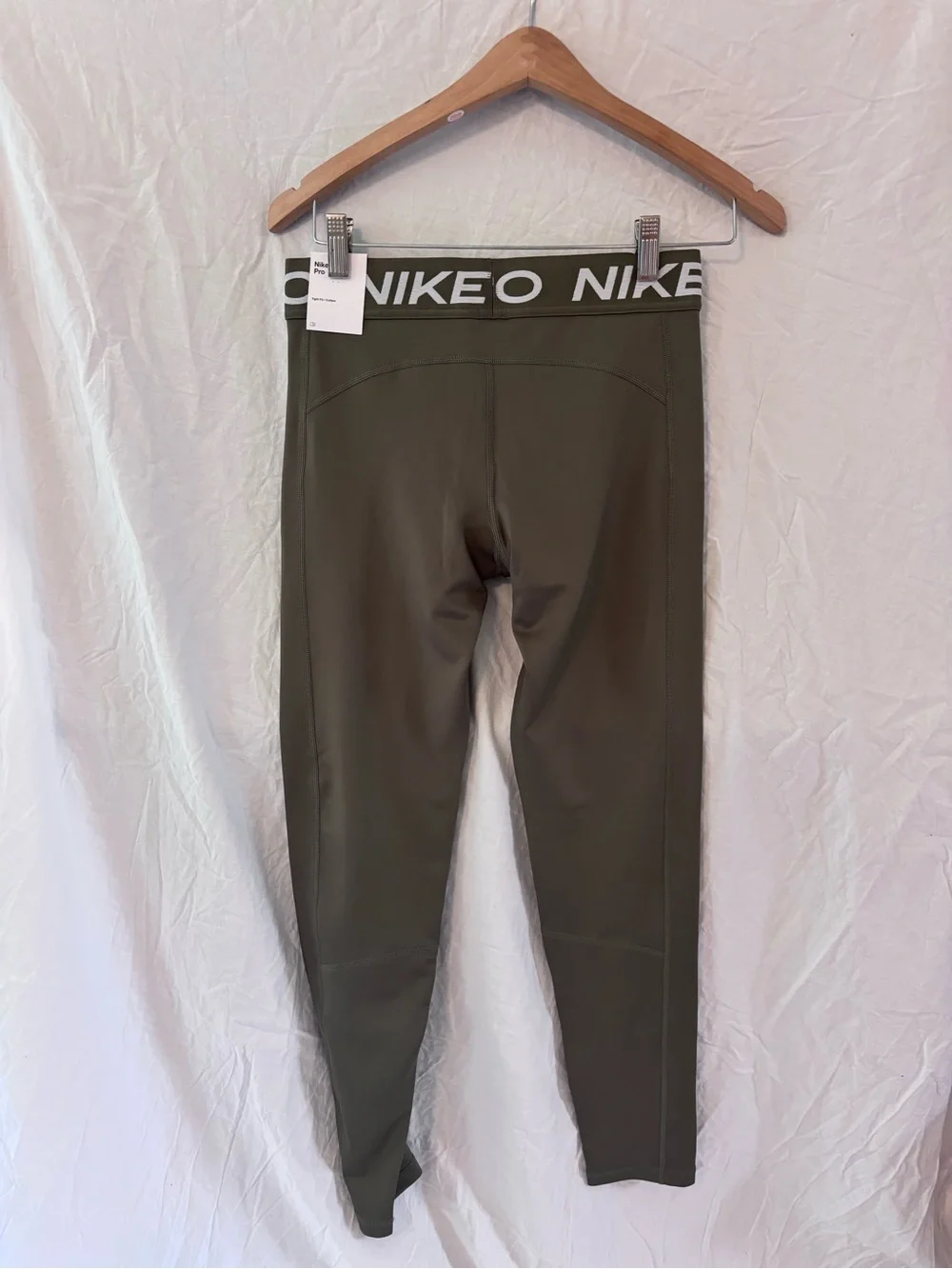 Nike Kids Olive Green Performance Leggings